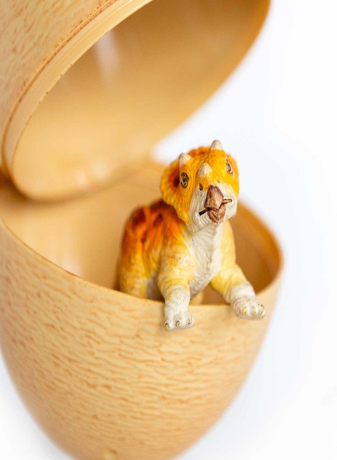 Safari Ltd. Dino Dana Baby Triceratops in Egg Figurine - 4.5" Dinosaur Egg - Educational Toy for Boys, Girls, and Kids Ages 3+ - Image 5
