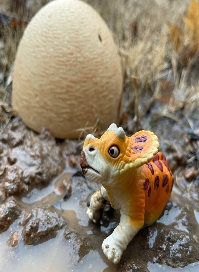 Safari Ltd. Dino Dana Baby Triceratops in Egg Figurine - 4.5" Dinosaur Egg - Educational Toy for Boys, Girls, and Kids Ages 3+ - Image 2