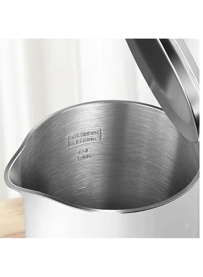 Xiaomi MIJIA Constant Temperature Electric Kettle P1 Quiet Edition Temperature Display 1800W High Power 304 Stainless Teapots 1.5 L 1800 W MJJYSH02YM White - Image 4
