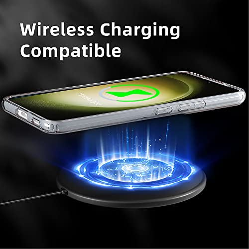 YOUNG KIT YOUNGKIT Shockproof for Samsung Galaxy S23 Ultra Case Thin Military Grade Protection [Technology Series] Hard Back Cover & Soft Bumper Protective Cases for Galaxy S23 Ultra-Black - Image 4