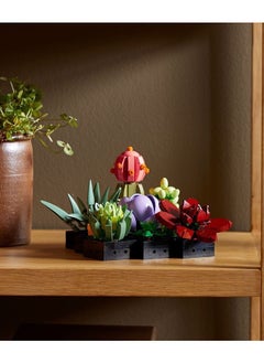 NIBEMINENT LEGO 10280 Creator Expert Flower Bouquet, Artificial Flowers, Botanical Collection, Set for Adults  - Image 2