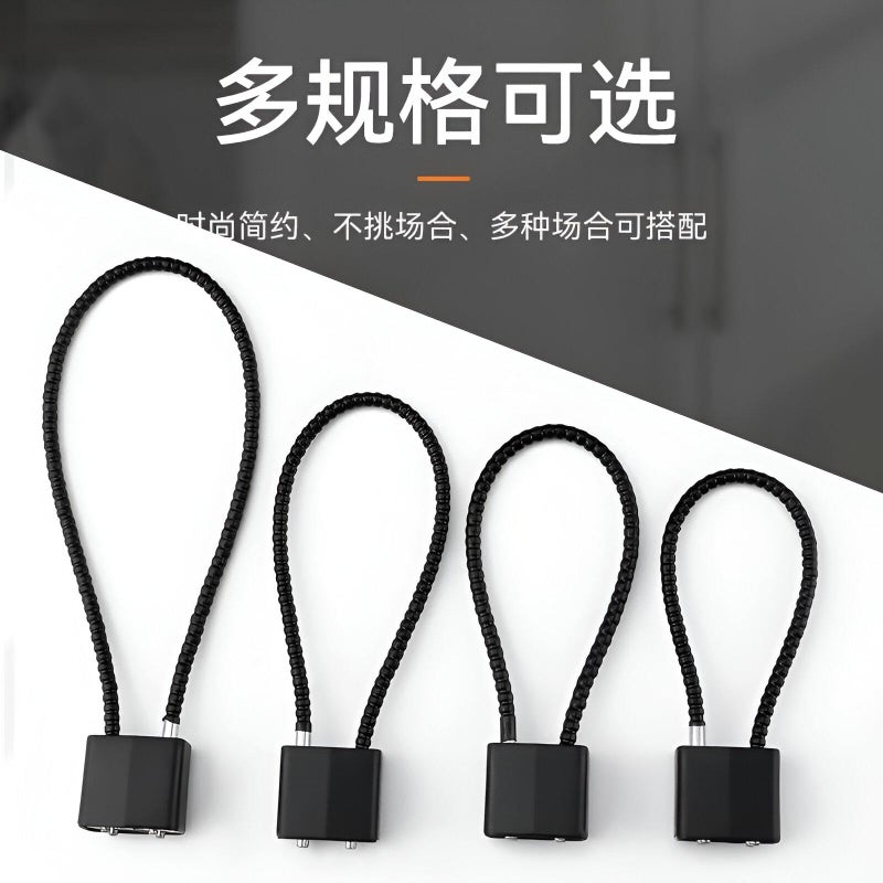 Luggage Lock - Secure Multi-Color Cable Lock with Combination and Key Options, Designed for Travelers to Protect Suitcases, Backpacks, and Personal Items During Transit (piece-1) - Image 3