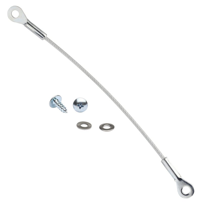 2 Pack Rok Hardware Cabinet Door Restraint Limit Kit Door Stays Reduces Restricts Opening Angle Zinc Finish Screws and Washers Included R0006