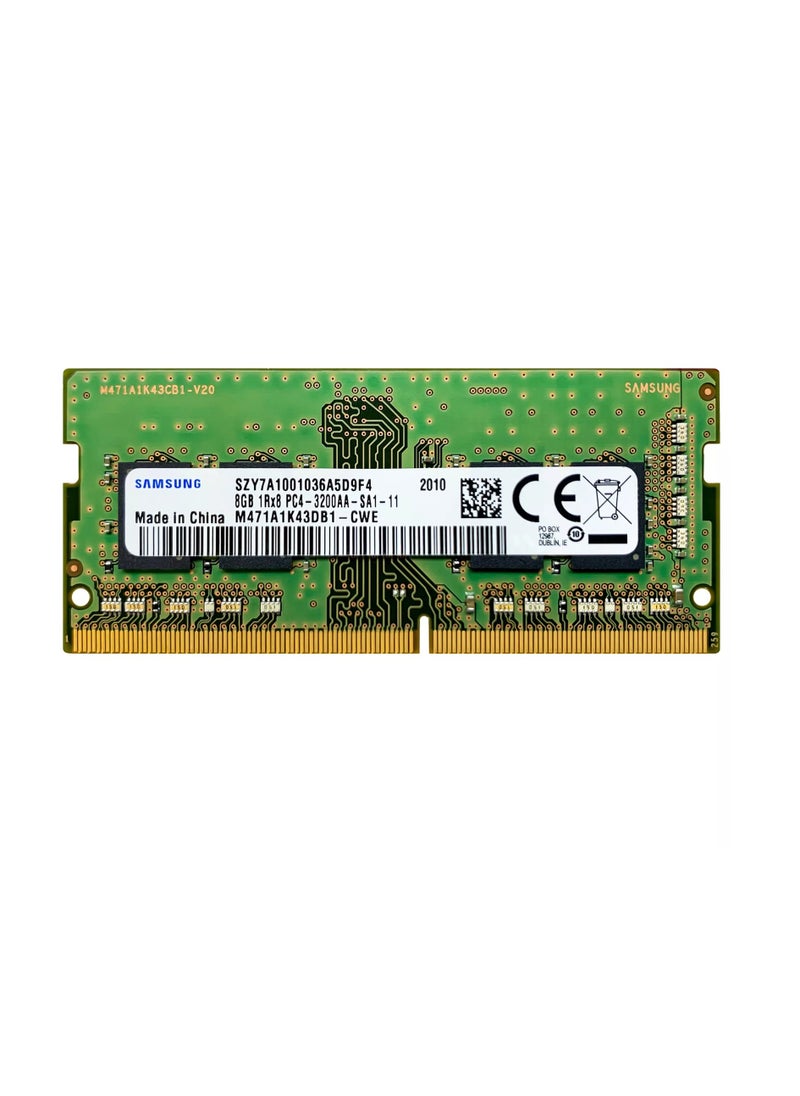 Generic 2 Pice Samsung DDR4 RAM 8GB Green - M471A1K43EB1-CWE for PC & Laptop  - Image 2