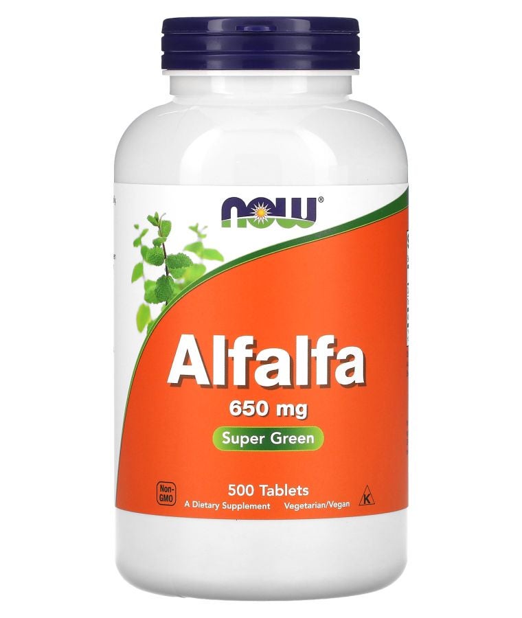 now Alfalfa 650 mg 500 Tablets