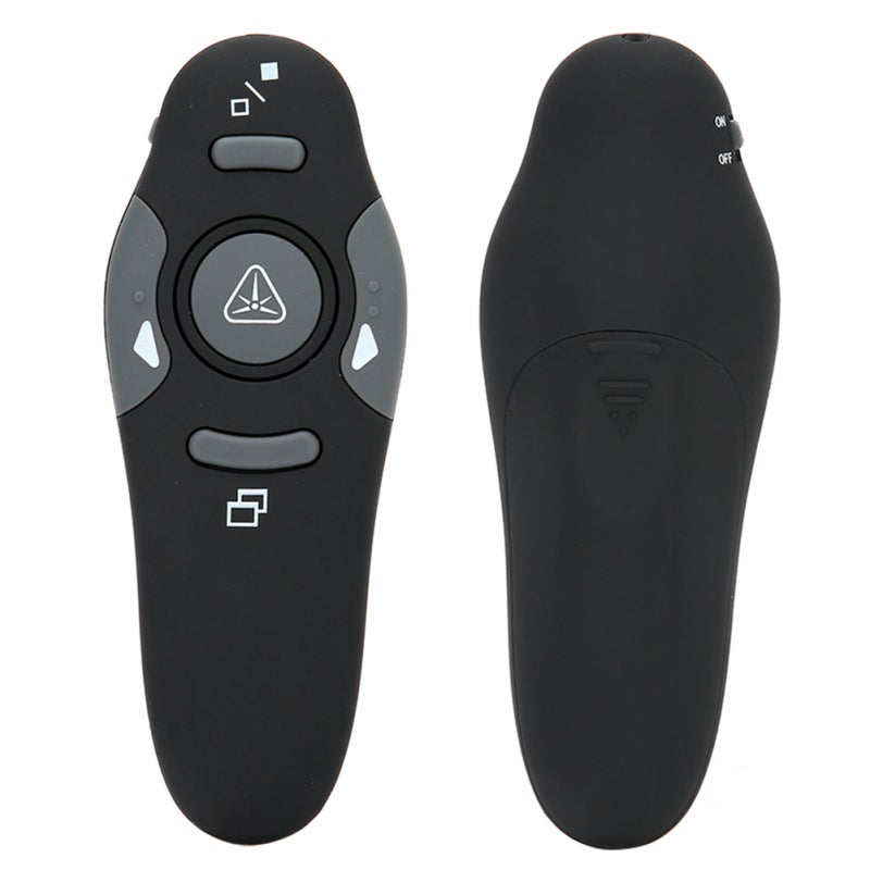 القلم الإلكتروني للتحكم بالعروض التقديمية اللاسلكي USB2.0 2.4G - تصميم منحني فريد - قبضة مريحة تناسب أنظمة ويندوز، iOS، لينكس - Image 5