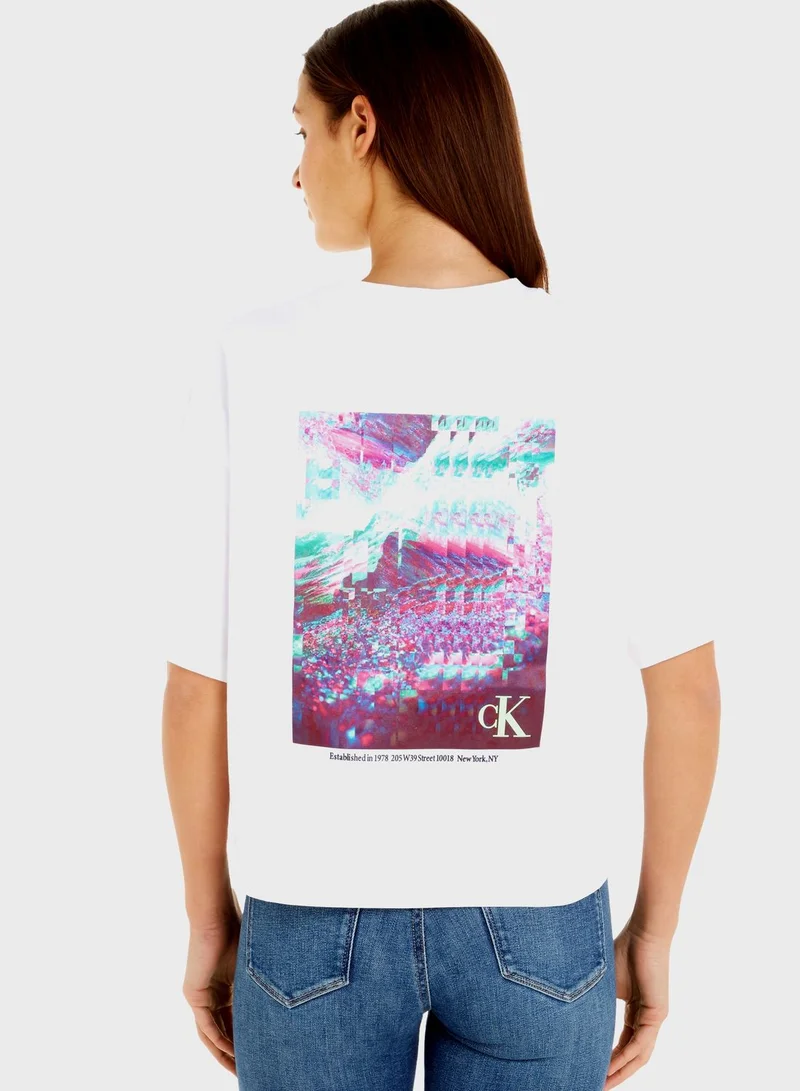 Calvin Klein Jeans Crew Neck Logo T-Shirt