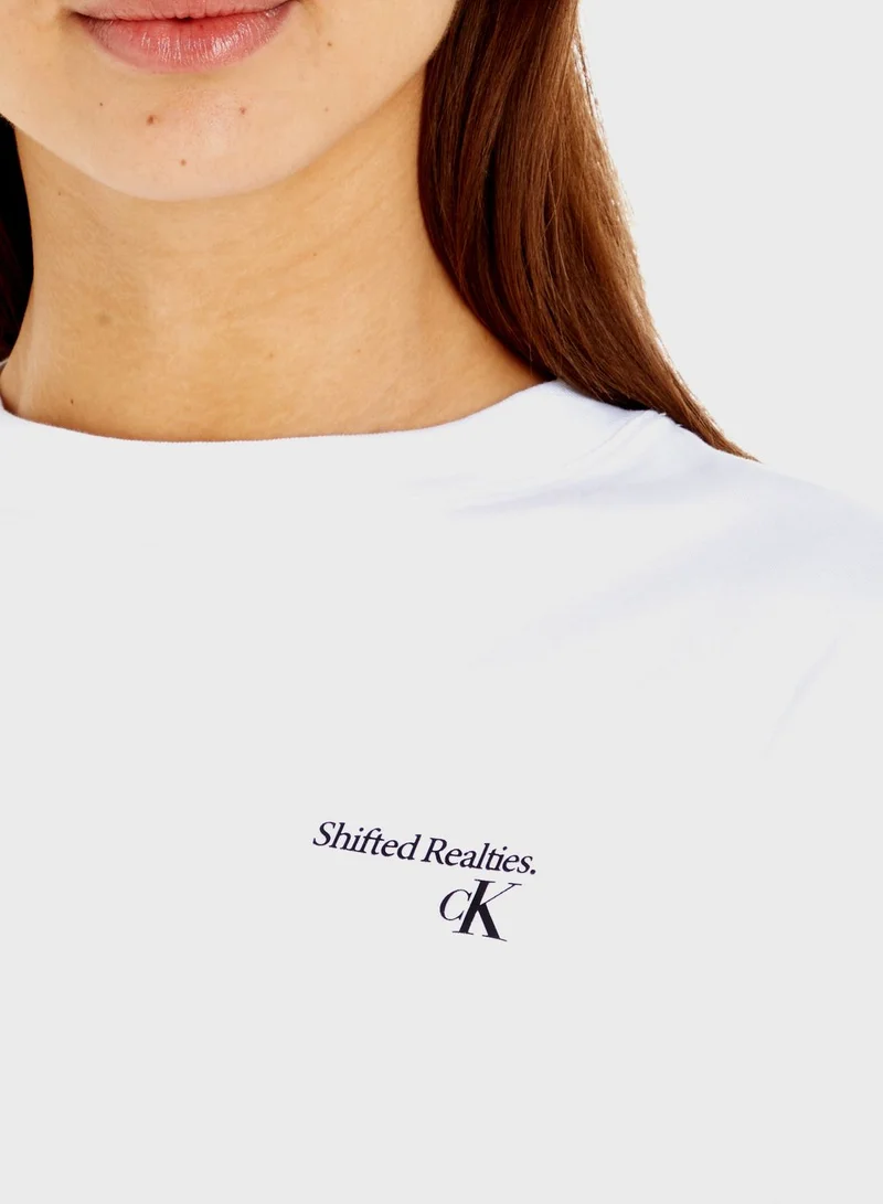 Calvin Klein Jeans Crew Neck Logo T-Shirt