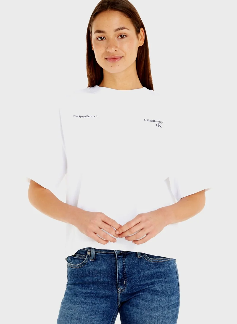 Calvin Klein Jeans Crew Neck Logo T-Shirt