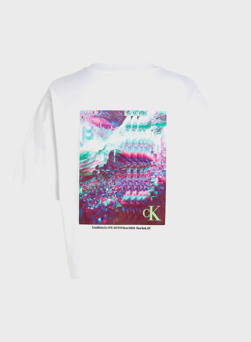 Calvin Klein Jeans Crew Neck Logo T-Shirt