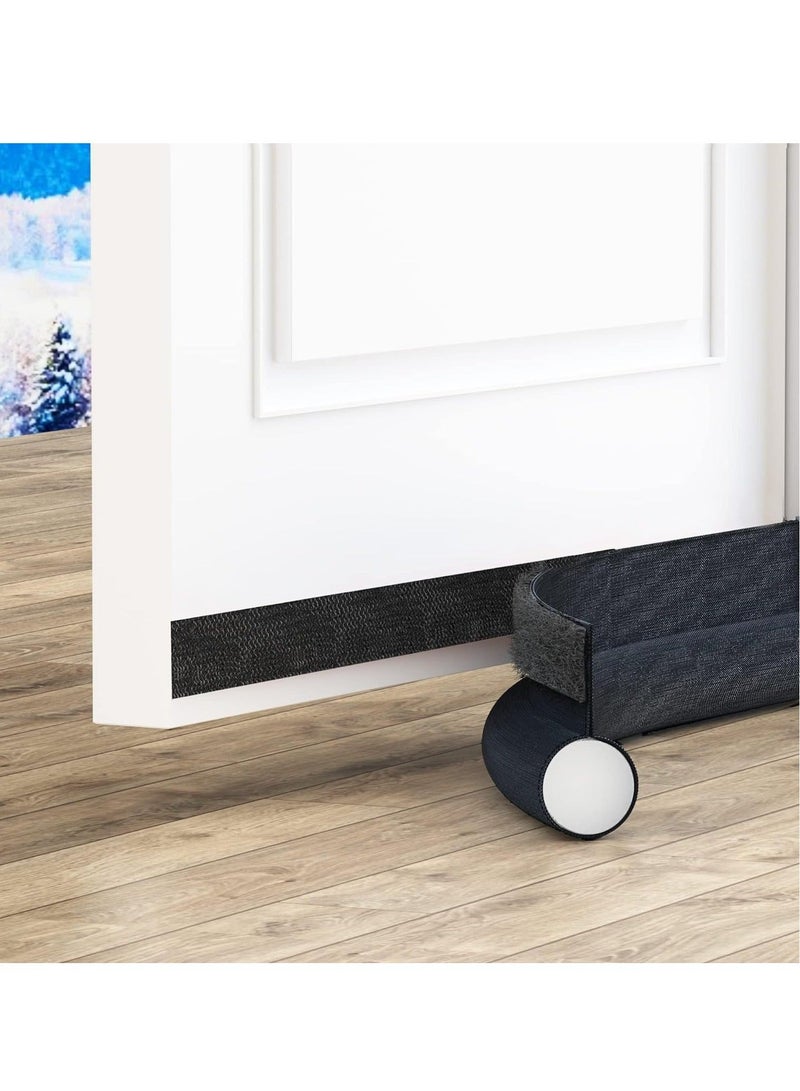 كابتن تيك Door Draft Stopper, Draft Stoppers for Bottom of Door, Adjustable Door Sweep Noise Blocker 36inch, Sound Proof for Interior Exterior Doors - Image 1