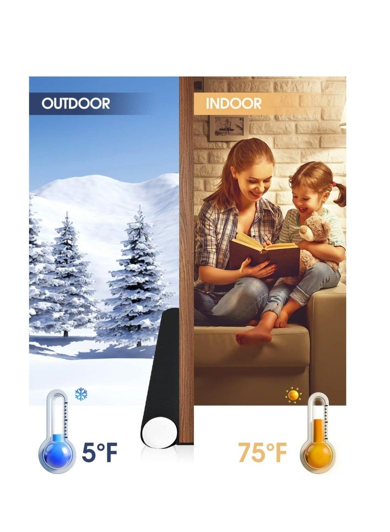 كابتن تيك Door Draft Stopper, Draft Stoppers for Bottom of Door, Adjustable Door Sweep Noise Blocker 36inch, Sound Proof for Interior Exterior Doors - Image 3