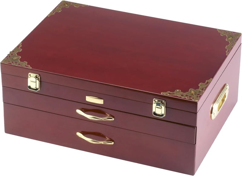 uxcell Metal Corner Protector Furniture Decorative Edge Cover Album Corner Protectors Covers for Box Wooden Case Table Desk 24 Pcs Yellow - Image 5