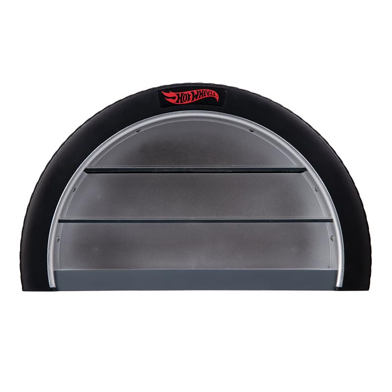 Paladone Hot Wheels Display Case Light - Officially Licensed Mattel Merchandise  Light Up Case Holds 8 Cars  Wheel Shaped Wall Moutable or Freestanding  Gift for Collectors  - Image 4