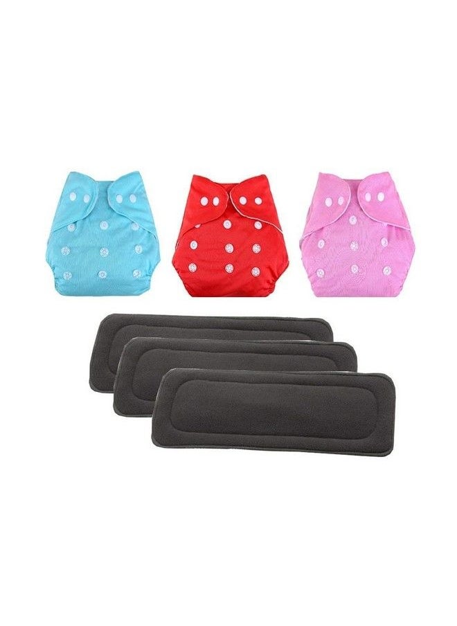 DOMENICO Kids Diaper Reusable Diaper Baby Washable Diaper Cloth Diaper Nappies With Wetfree Inserts For Babies (5 Layer Insert Pad For Cloth Diapers)  - Image 1