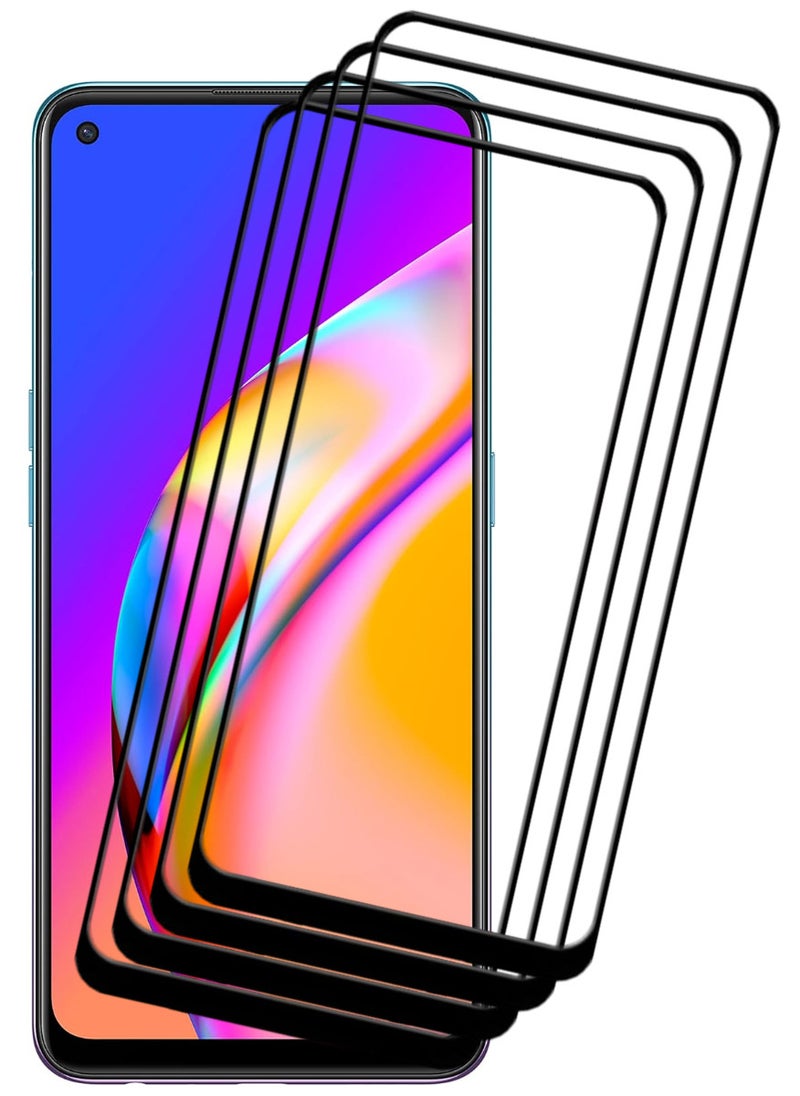 ACLIX 4 Pieces Antistatic ESD Dustproof Premium Quality High Definition Tempered Glass Screen Protector Designed For Oppo A94 5G - Image 1