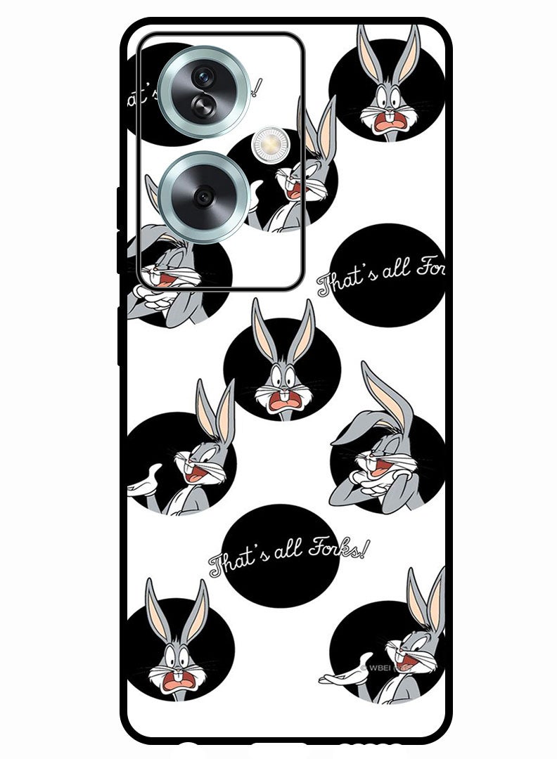 Theodor Protective Case Anti Scratch Shock Proof Bumper Cover For Oppo A2 Bugs Bunny (3) - Image 1