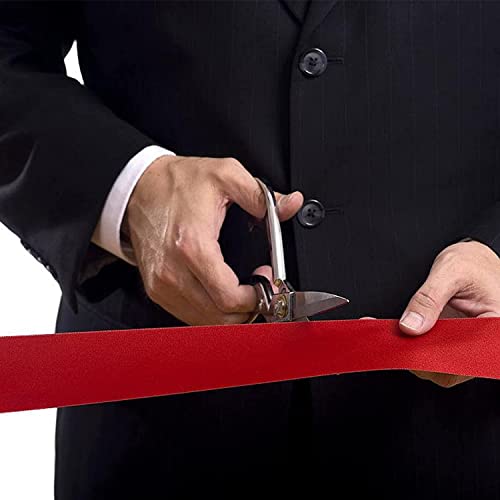IMPRINT Red Satin Ribbon 4 Inch Wide 10 Meter in Length, Thick Ribbon for A Grand Opening Business Ribbon Cuttings Ceremony Bow Wedding Chairs Pageant Sashes Christmas Festival Decor - Image 5