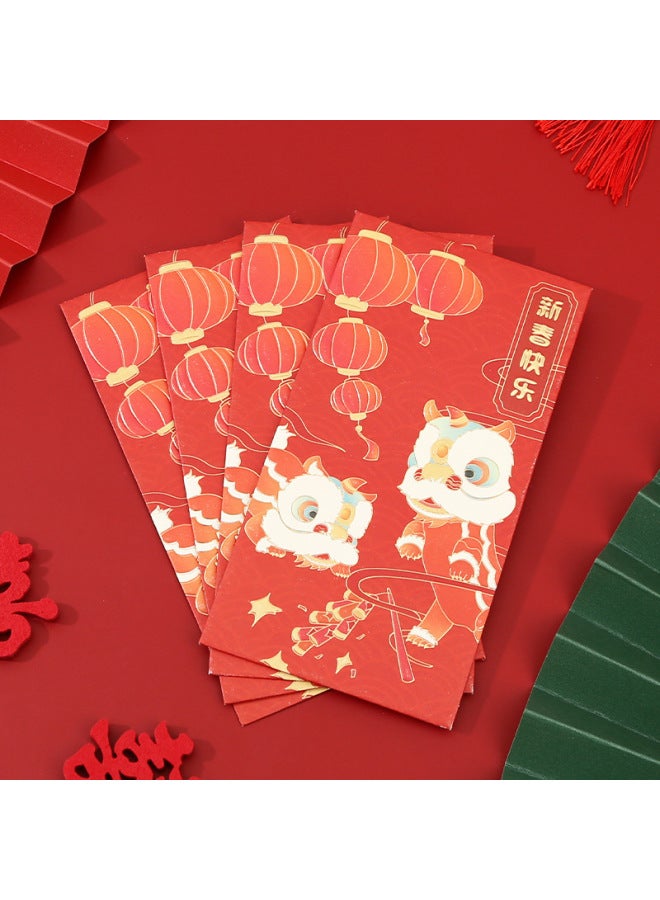 Autonomy National Tide Hot Stamping Red Envelope New Year's Eve Bao Li Is A Wedding Celebration Thousand Yuan 100 Yuan Happy Word Red Envelope K - Image 1