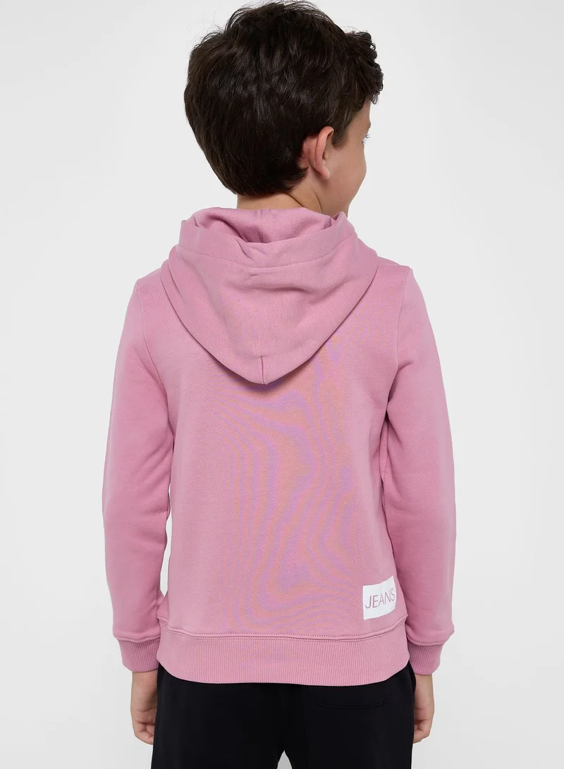 Calvin Klein Jeans Kids Institutional Logo Hoodie