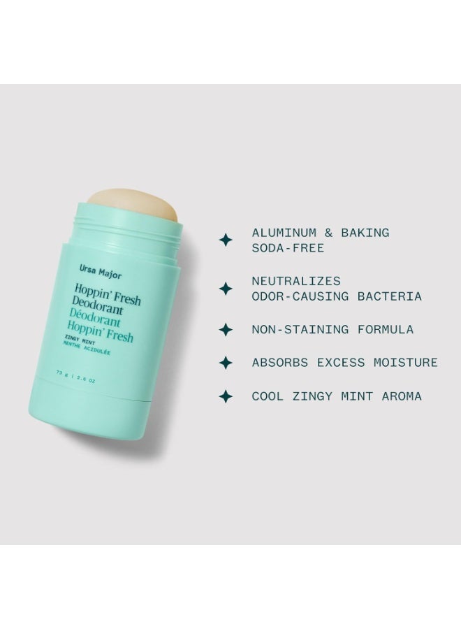 Ursa Major Hoppin' Fresh Deodorant | Natural, Aluminum-Free, Non-toxic, Cruelty-Free | Formulated for Men and Women | 2.6 ounce - Image 2