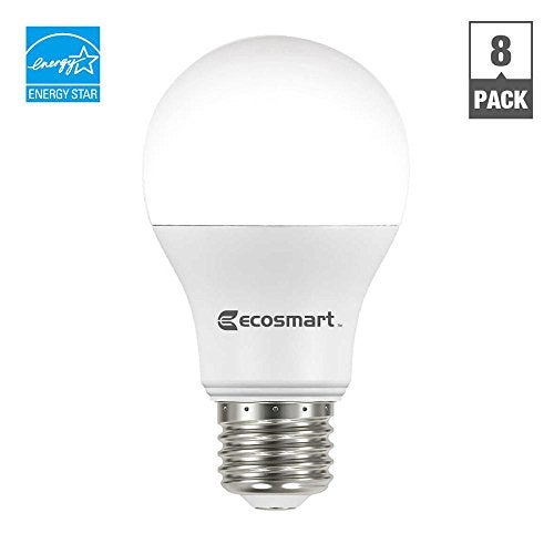 Ecosmart 8 Pack LED A19 Light bulb, 60w Equivalent (A19 Daylight) - Image 4