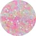 Yumttero 1100PCS 6mm Smooth Jelly Acrylic Round Craft Beads Spacer Beads with Hole for DIY Bracelet Necklace Earrings Keychain Women Jewelry Making SuppliesJelly Candy Color - Image 2