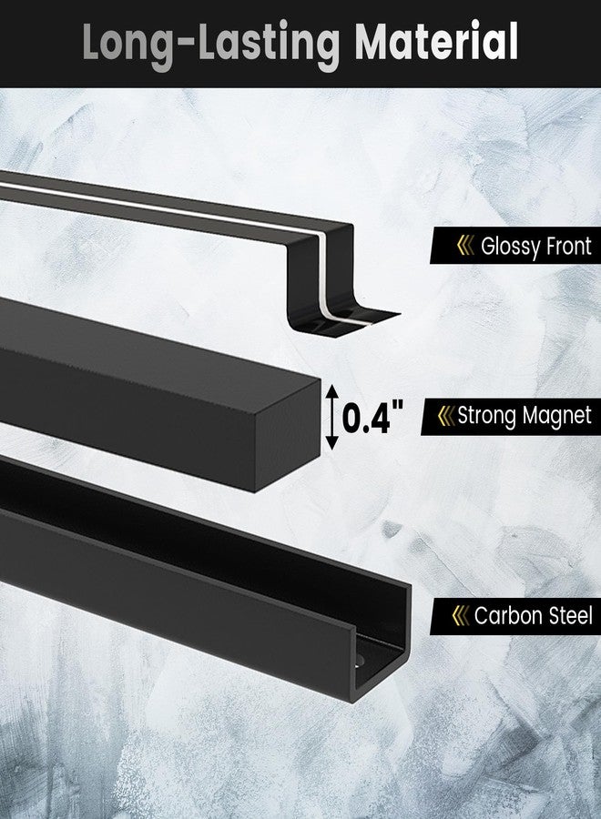 Goplus 6PCS 18" Magnetic Tool Holder, Wall Mounted 176LBS Capacity Magnetic Tool Organizer, Heavy Duty Metal Tool Rack, Tool Magnet Bar, Magnetic Tool Holder Strip for Garage Workshop - Image 3