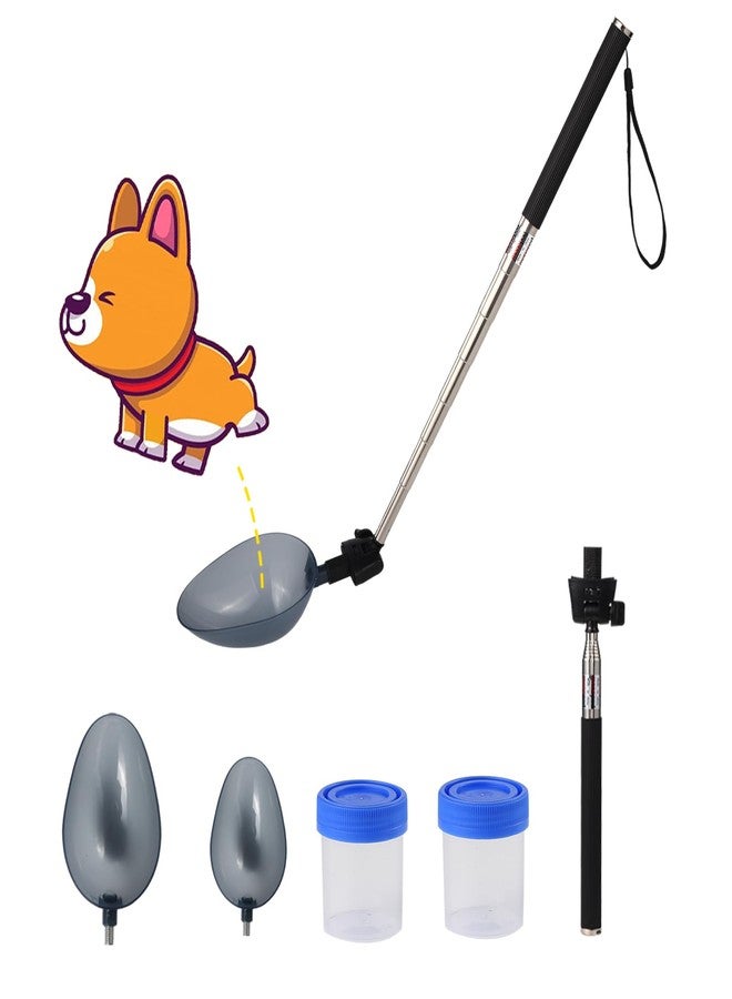 Dreamemo Dog Cat Urine Collector - Telescopic Urine Sample Catcher for UTI Test Kit,Dog Pee Stick for Veterinary Supplies.Dog Pregnancy Pee Test Kit(Basic Kit) - Image 1
