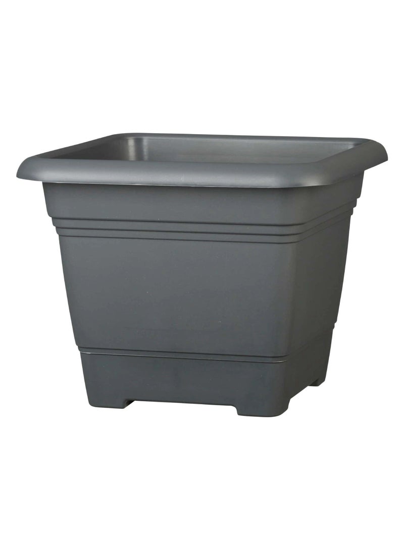 Scheurich Scheurich Nora Plastic Plant Pot (48 x 48 x 38.1 cm, Gray) - Image 1