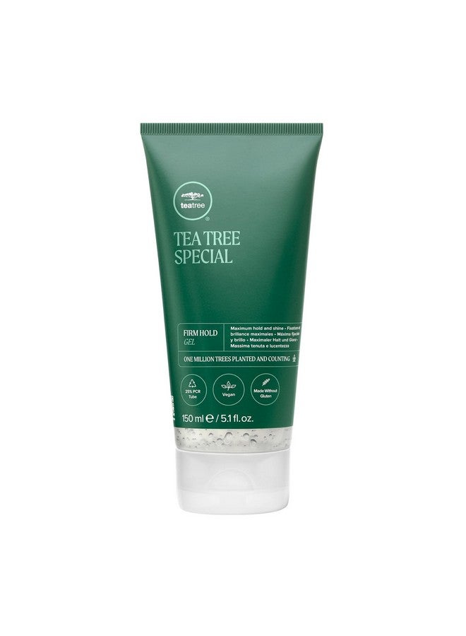 Tea Tree Firm Hold Gel, Hair Gel, Maximum Hold, High-Shine Finish, For All Hair Types, 5.1 fl. oz. - Image 1