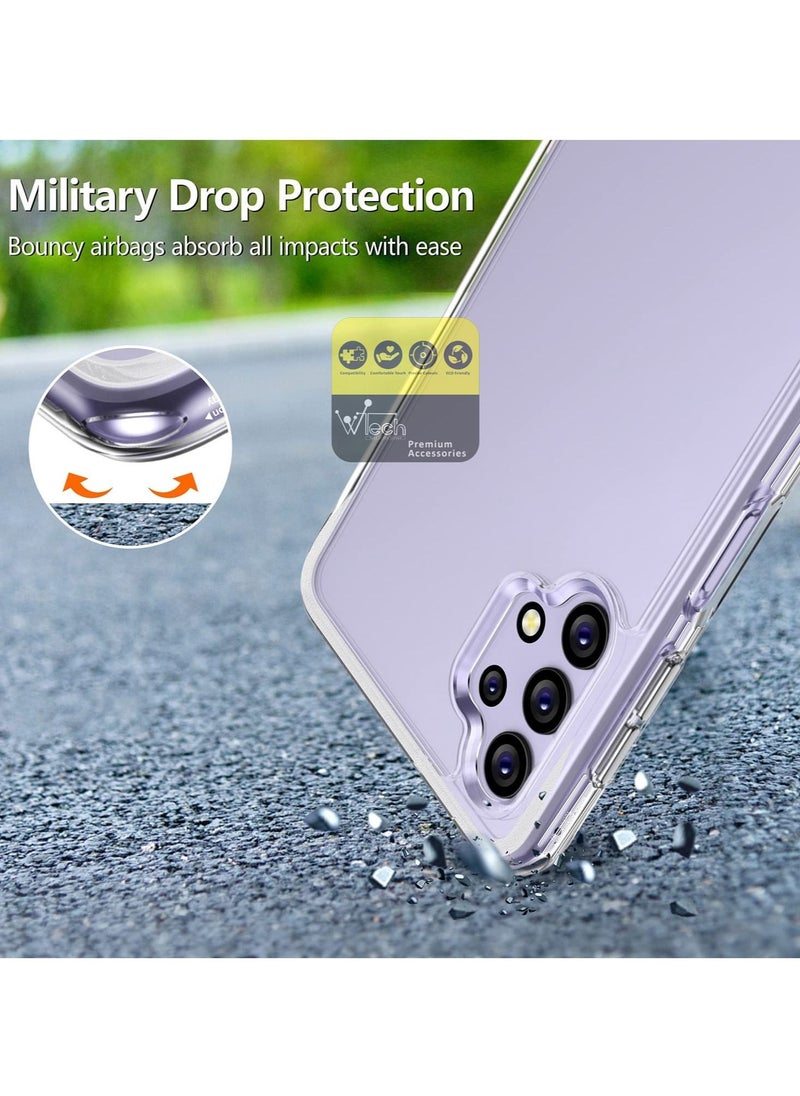 CHAPPELINE - Airbag Case Series Premium Transparent Shockproof Anti-Yellowing Case Cover For Samsung Galaxy A32 5G Clear - Image 1