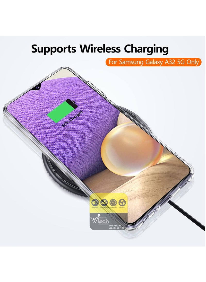 CHAPPELINE - Airbag Case Series Premium Transparent Shockproof Anti-Yellowing Case Cover For Samsung Galaxy A32 5G Clear - Image 1