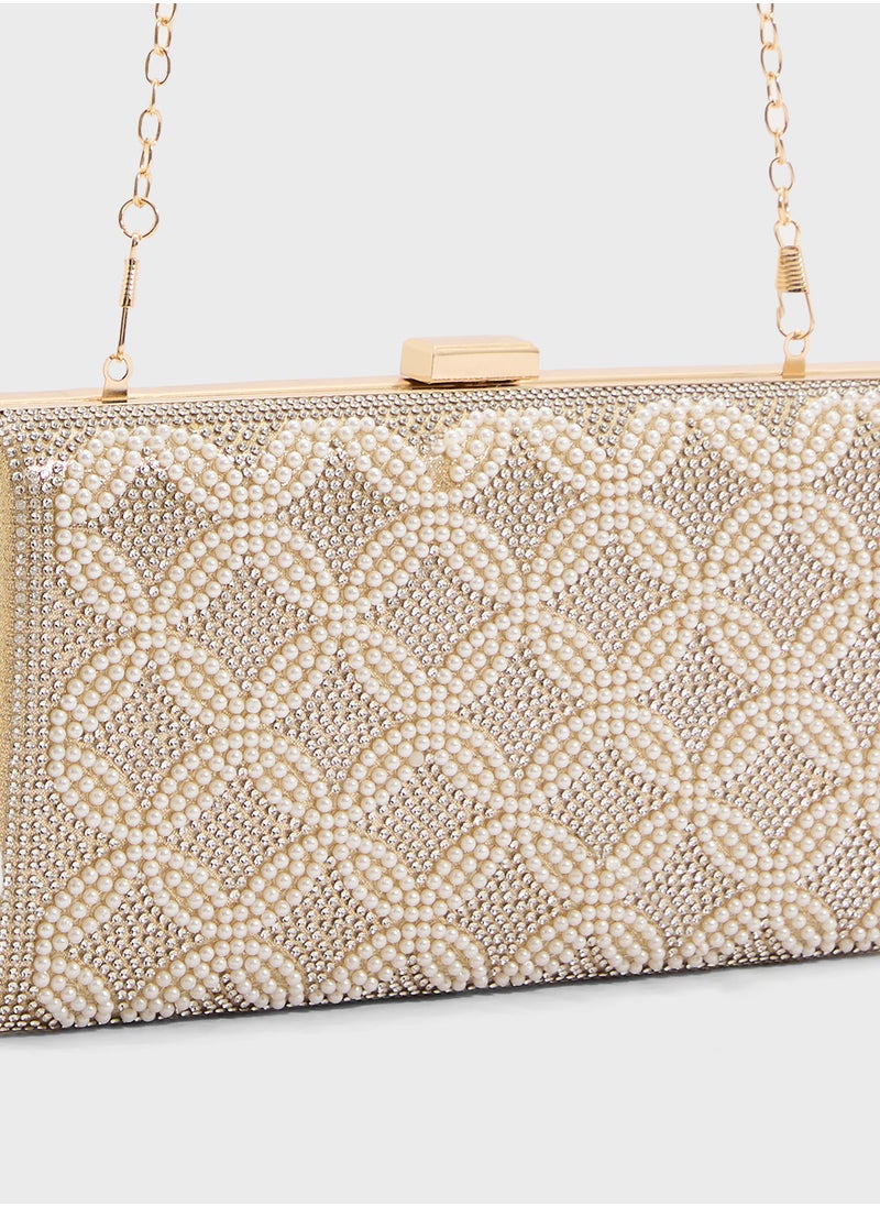 Ella Limited Edition Ladies Sparkly Clutch Bag  - Image 4