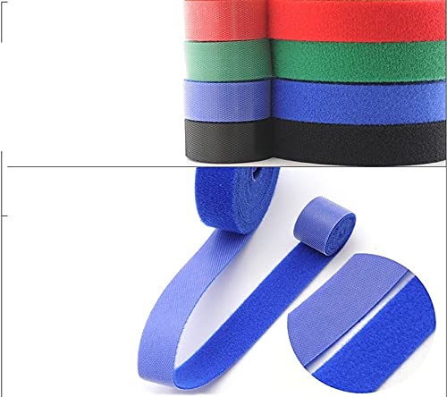 Immech Immech MultiColor Reusable Cable Ties Strap with Double Sided Hook Loop Wire Organizer for Tablet Laptop PC TV Home Office DIY 5 Meter Each 4 Different Color  - Image 3