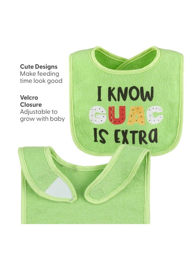 The Peanut Shell The Peanutshell Baby Boy or Girl Terry Bibs Set of 10-100% Cotton, Soft, Absorbent Baby Bibs, Unisex Toddler Boy or Girl Set, Newborn & Infant - Han-Gry - Image 3