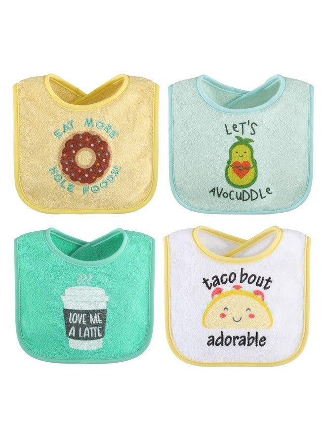 The Peanut Shell The Peanutshell Baby Boy or Girl Terry Bibs Set of 10-100% Cotton, Soft, Absorbent Baby Bibs, Unisex Toddler Boy or Girl Set, Newborn & Infant - Han-Gry - Image 5