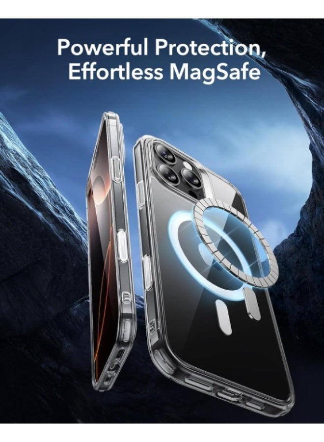 غطاء شفاف مغناطيسي لآيفون 16 برو ماكس متوافق مع MagSafe، حماية من السقوط بمعايير عسكرية، مقاوم للاصفرار، مضاد للصدمات والخدوش - Image 5
