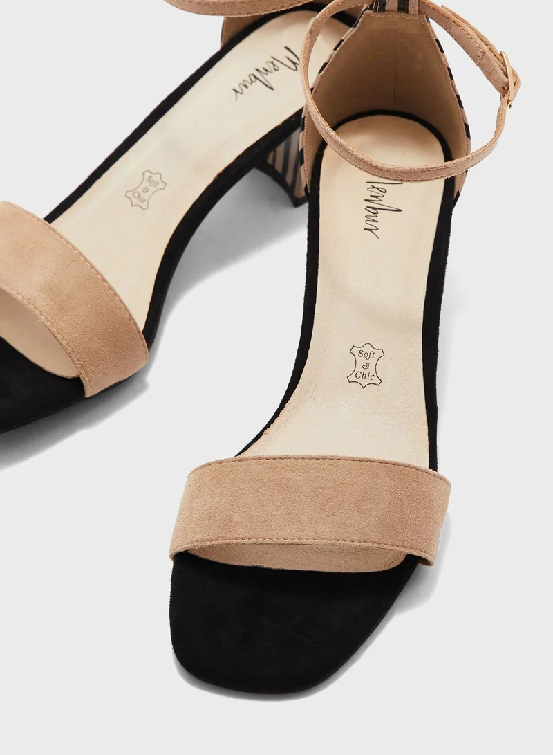 MENBUR Casual Ankle Strap Sandals