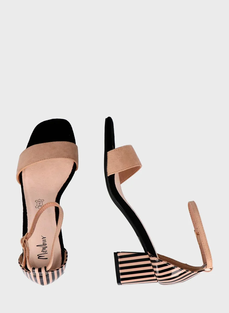 MENBUR Casual Ankle Strap Sandals