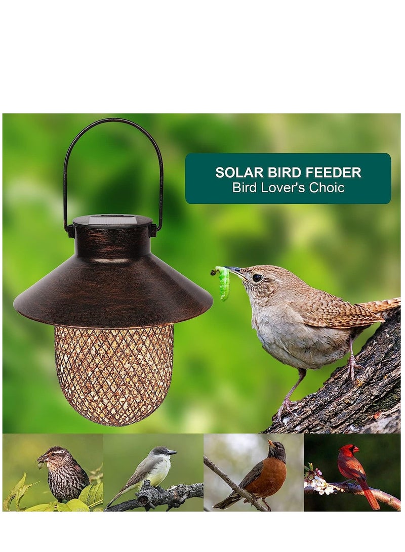 Excefore Bird Feeders Squirrel Proof Wild Bird Seed Feeders Outdoor Bird Feeders Waterproof with Seed Capacity for Cardinal Sparrow Finch Chickadee etc for Outdoors Hanging - Image 4