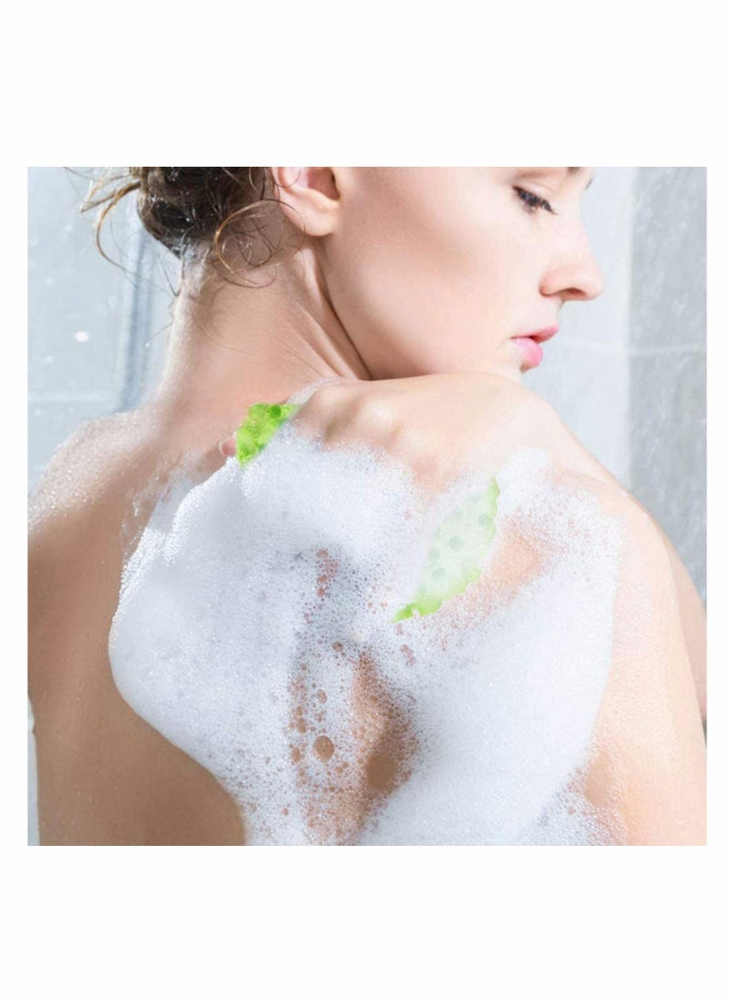 NIBEMINENT Bath Sponge, 3 Pcs Sponge Shower Puffs Soft Body Colorful Honeycomb Sea Sponges for Babies Women Men Bathroom Supplies  - Image 2