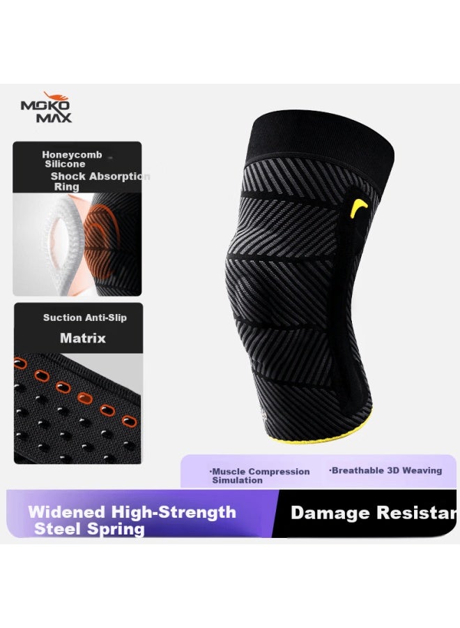 Moko Max Knee Brace Sports Basketball Running Hiking Badminton Meniscus Injury Spring Support Shock Absorption Protector - Image 1