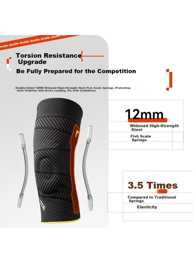 Moko Max Knee Brace Sports Basketball Running Hiking Badminton Meniscus Injury Spring Support Shock Absorption Protector - Image 2