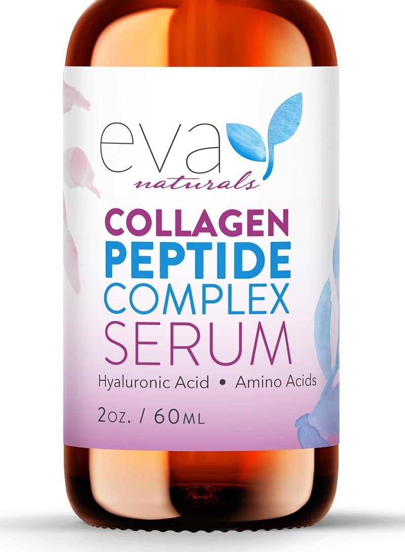 إيفا ناتشورالز سيروم ببتيد الكولاجين المضاد للشيخوخة للوجه والبشرة، 2 أونصة - Image 1