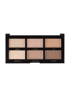Profusion Cosmetics Mini Artistry Highlight & Contour I Palette Makeup Kit Long Lasting And Soft Powder Formula Light Medium  - Image 3