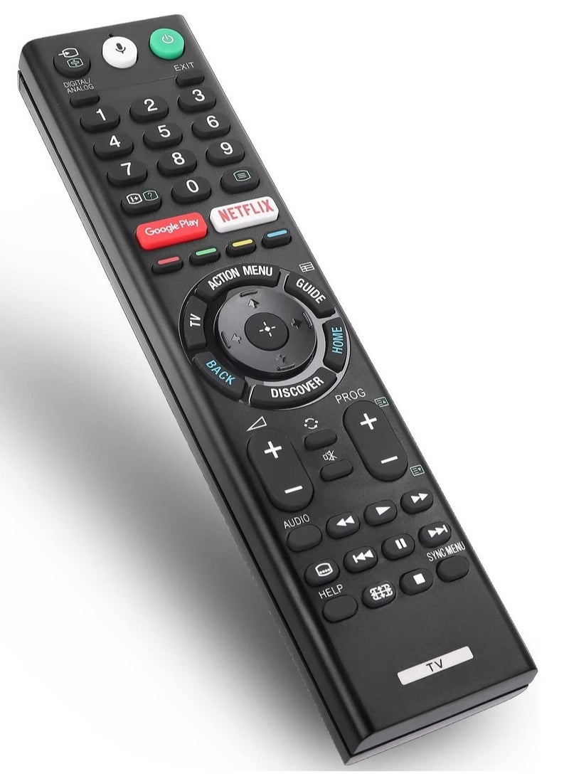 Universal Voice Remote Control for Sony Smart TV Bluetooth Controller All Sony Bravia LED OLED LCD 4K UHD HDTV HDR Android TV, with Google Play - Image 1