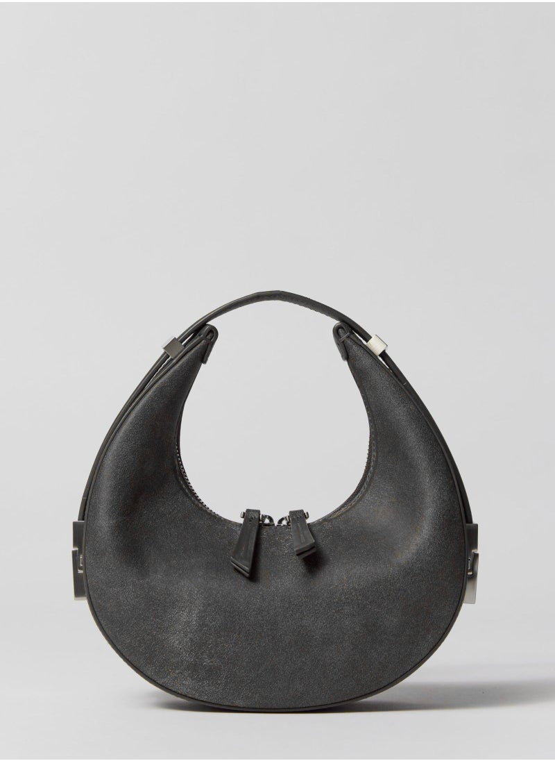 OS OI Mini Toni Bag Mini Leather Top Handle Handbag Shoulder Crossbody Bags  - Image 1