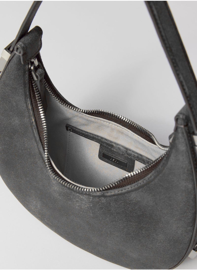OS OI Mini Toni Bag Mini Leather Top Handle Handbag Shoulder Crossbody Bags  - Image 3