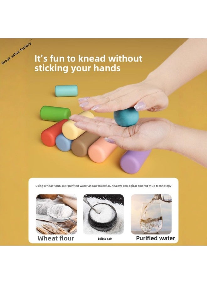 Generic - Children's Girls Men Go To The Birthday Kitchen To Play House Cooking Toys Baby One Year Old-Color:[noodle Maker + Ice Cream Maker + Cake Maker + Dumplings + Ice Cream] Comes With 18 Pieces Of Colored Clay - Image 1